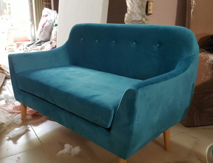 Ghế gỗ đệm sofa phong cách thời thượng giá rẻ