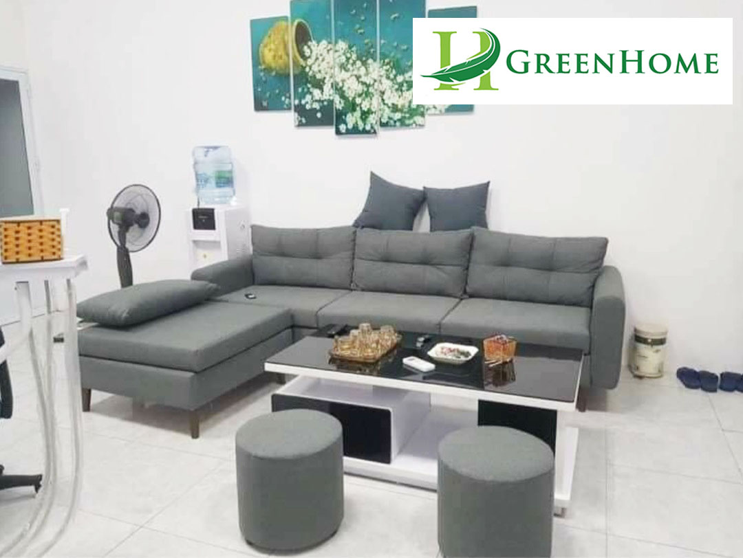 Sofa góc chữ L phòng khách giá rẻ